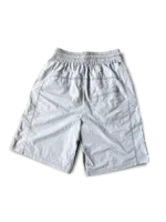 KROEN GREY NYLON OVERLOCK SHORTS