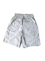 KROEN GREY NYLON OVERLOCK SHORTS